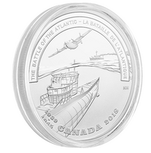 2018 1 oz. Pure Silver Coin – Second World War Battlefront: The Battle of the Atlantic