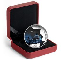 2015 1 oz. Fine Silver Coloured Coin – Lost Ships in Canadian Waters: S.S. Edmund Fitzgerald