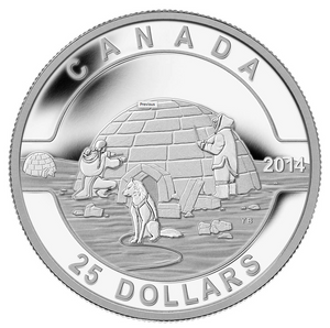 2014 $25 O CANADA SERIES - PURE SILVER 5-COIN SET