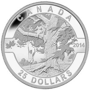 2014 $25 O CANADA SERIES - PURE SILVER 5-COIN SET