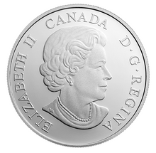 2015  Fine Silver Coloured Coin - The Majestic Moose