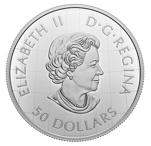 2021 50$ 5 oz. Pure Silver Coin - Great Lakes