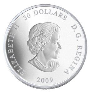 2009  Sterling Silver 30 Dollars coin-International Year of Astronomy