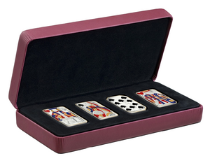 2008-2009 $15 PLAYING CARD - STERLING SILVER 4-COIN SET