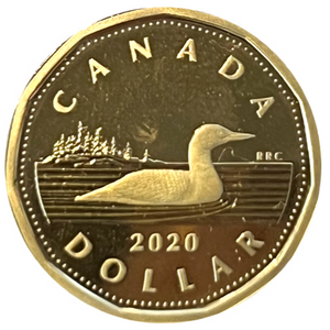 2020 Canada Proof Loonie Dollar