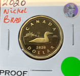 2020 Canada Proof Loonie Dollar