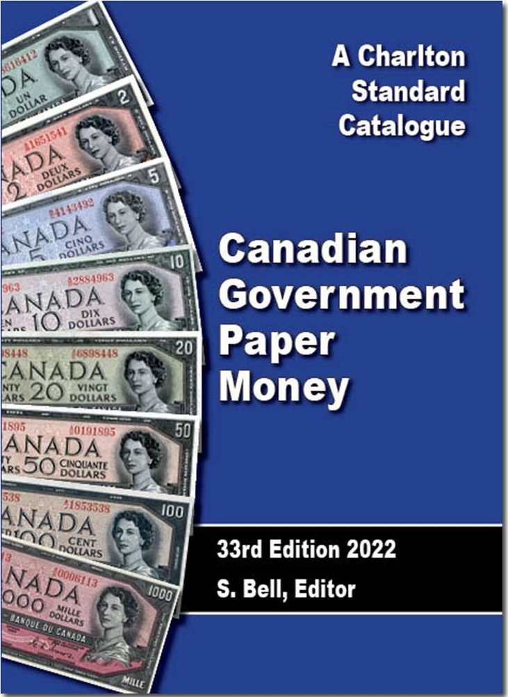 2022 CANADIAN GOVERNMENT PAPER MONEY, 33ST EDITION