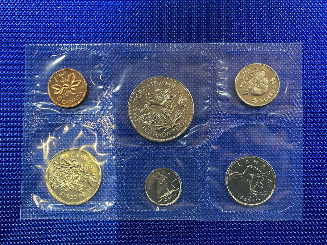 1970 Canada Nickel Prooflike Uncirculated Coin Set