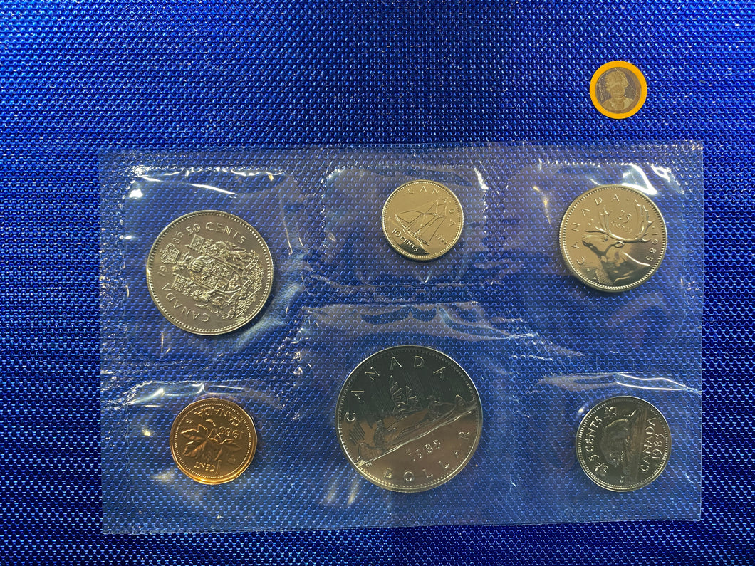 1985 Canada Nickel Prooflike Uncirculated Coin Set