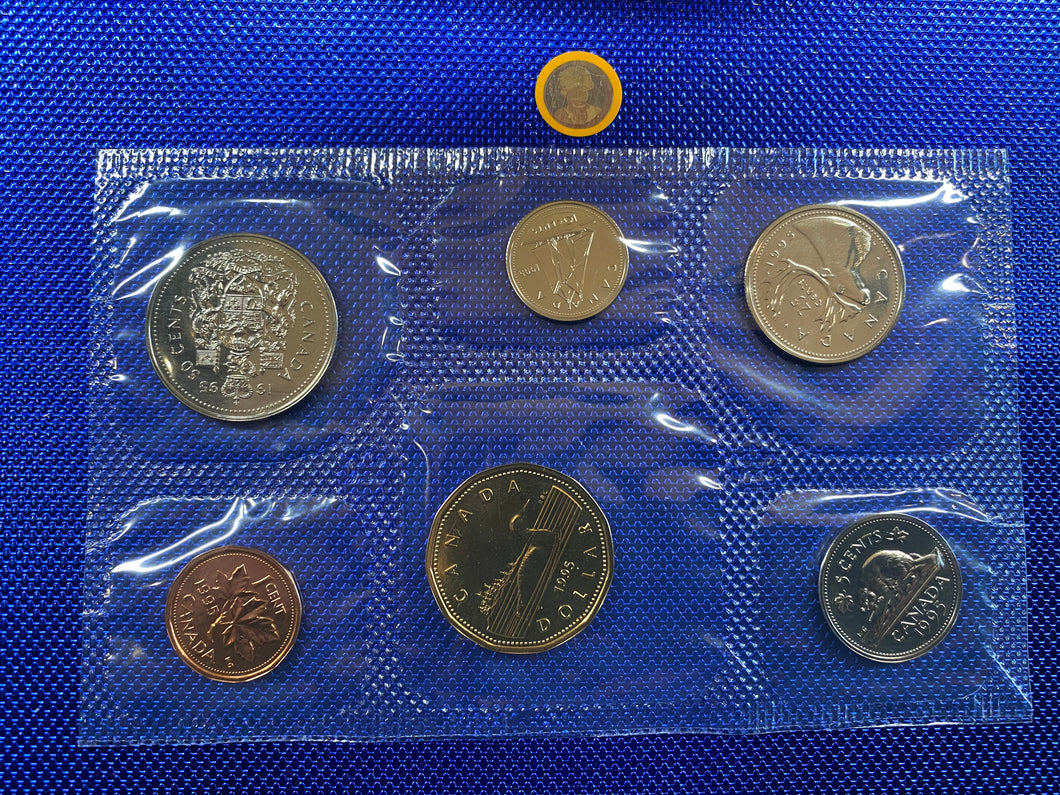 1995 Canada Nickel Prooflike Uncirculated Coin Set