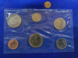 1996 Canada Nickel Prooflike Uncirculated Coin Set