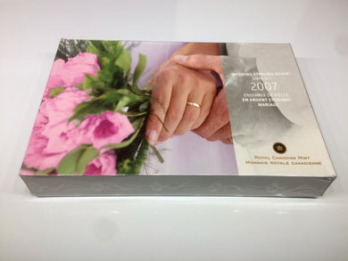 2007 RCM Wedding Sterling Silver Proof Coin Set-Rare Edition