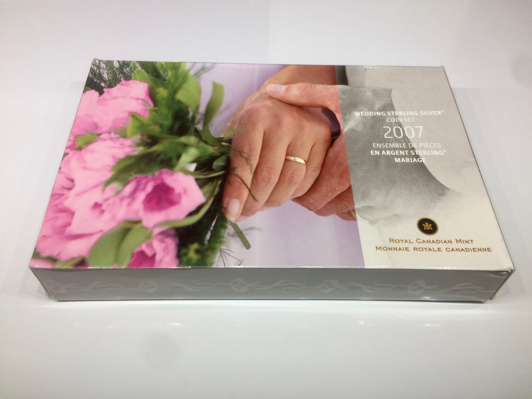 2007 RCM Wedding Sterling Silver Proof Coin Set-Rare Edition
