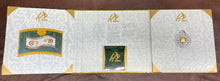 2001 $15 Fifteen Dollars YEAR OF THE SNAKE- Sterling Silver Coin And Stamp Set
