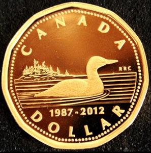 2012 Canada Nickel Proof Loonie Dollar