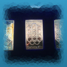 Canada Pur Silver Olympic Stamps 3 x Half Troy Oz set